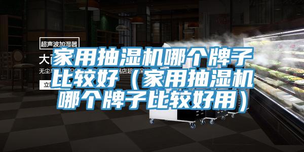 家用抽濕機(jī)哪個牌子比較好（家用抽濕機(jī)哪個牌子比較好用）