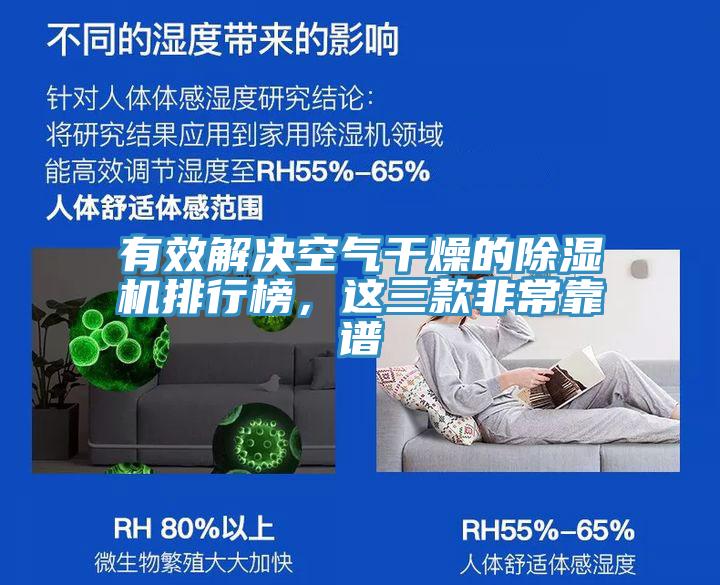 有效解決空氣干燥的除濕機(jī)排行榜，這三款非?？孔V