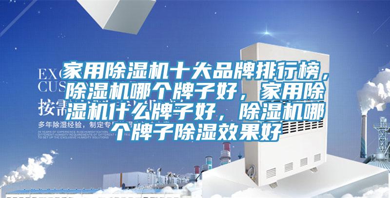 家用除濕機(jī)十大品牌排行榜，除濕機(jī)哪個(gè)牌子好，家用除濕機(jī)什么牌子好，除濕機(jī)哪個(gè)牌子除濕效果好