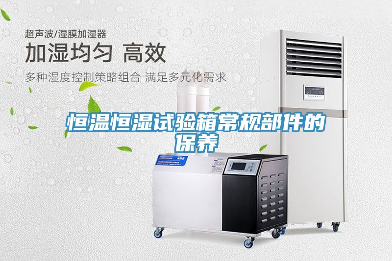 恒溫恒濕試驗(yàn)箱常規(guī)部件的保養(yǎng)