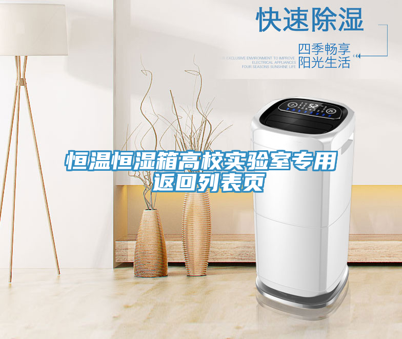 恒溫恒濕箱高校實(shí)驗(yàn)室專用 返回列表頁