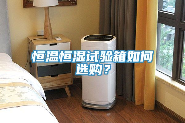 恒溫恒濕試驗(yàn)箱如何選購(gòu)？