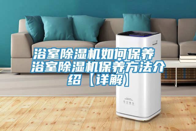浴室除濕機(jī)如何保養(yǎng) 浴室除濕機(jī)保養(yǎng)方法介紹【詳解】