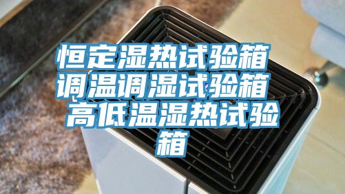 恒定濕熱試驗箱 調(diào)溫調(diào)濕試驗箱 高低溫濕熱試驗箱