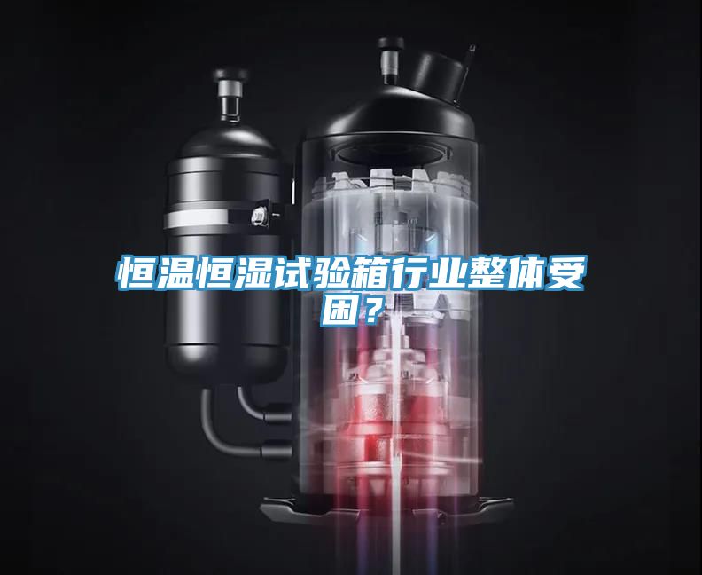 恒溫恒濕試驗箱行業(yè)整體受困？