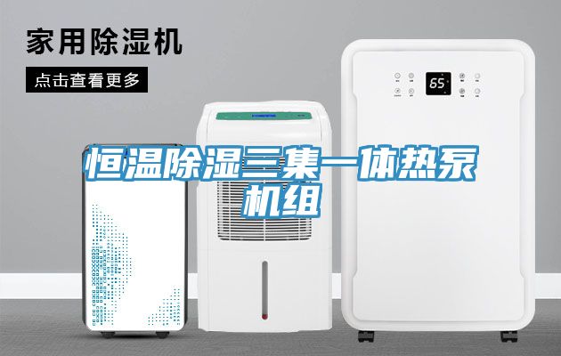 恒溫除濕三集一體熱泵機組