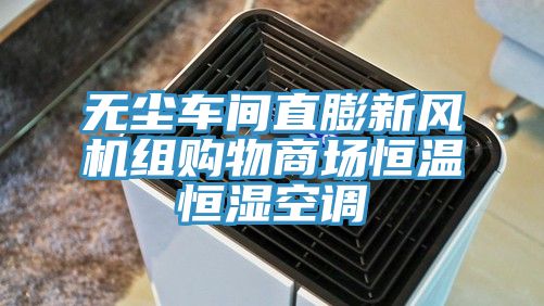 無塵車間直膨新風機組購物商場恒溫恒濕空調(diào)