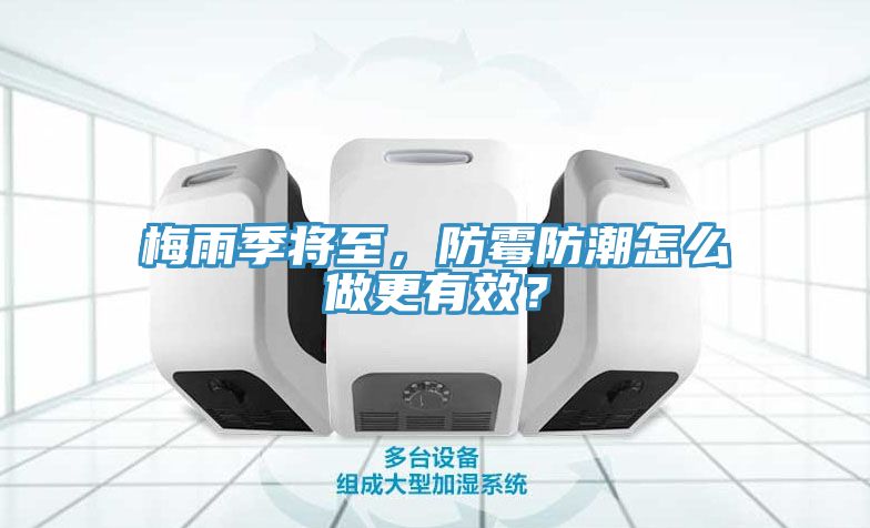 梅雨季將至，防霉防潮怎么做更有效？