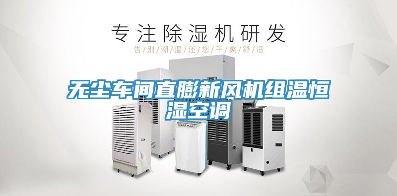 無塵車間直膨新風機組溫恒濕空調(diào)