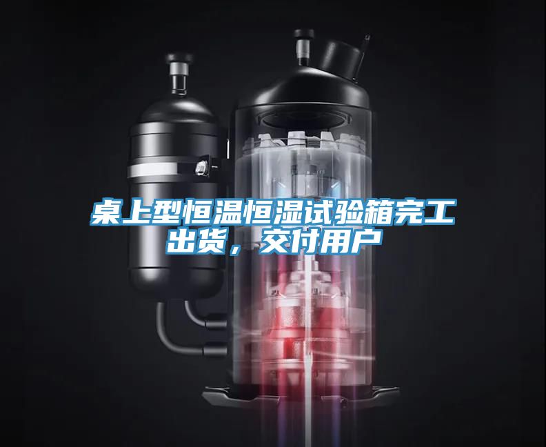 桌上型恒溫恒濕試驗箱完工出貨，交付用戶