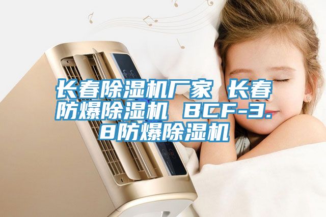 長春除濕機廠家 長春防爆除濕機 BCF-3.8防爆除濕機