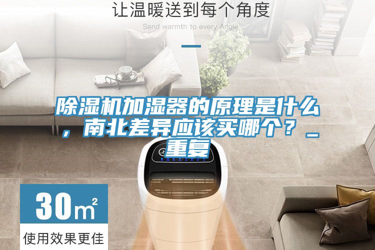 除濕機(jī)加濕器的原理是什么，南北差異應(yīng)該買(mǎi)哪個(gè)？_重復(fù)