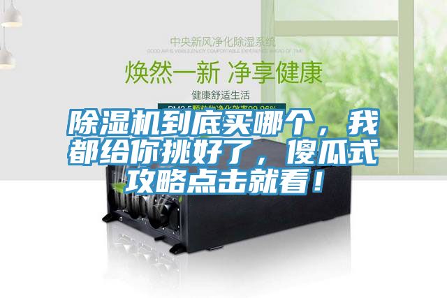 除濕機(jī)到底買哪個(gè)，我都給你挑好了，傻瓜式攻略點(diǎn)擊就看！