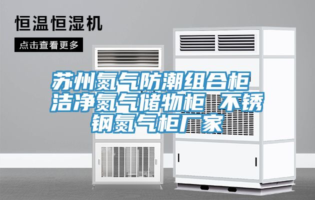 蘇州氮氣防潮組合柜 潔凈氮氣儲物柜 不銹鋼氮氣柜廠家