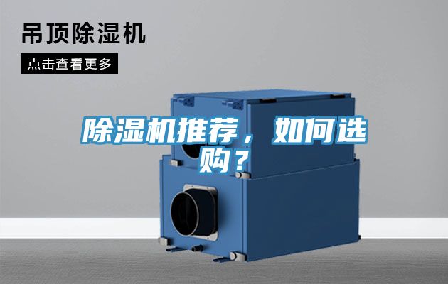 除濕機推薦，如何選購？