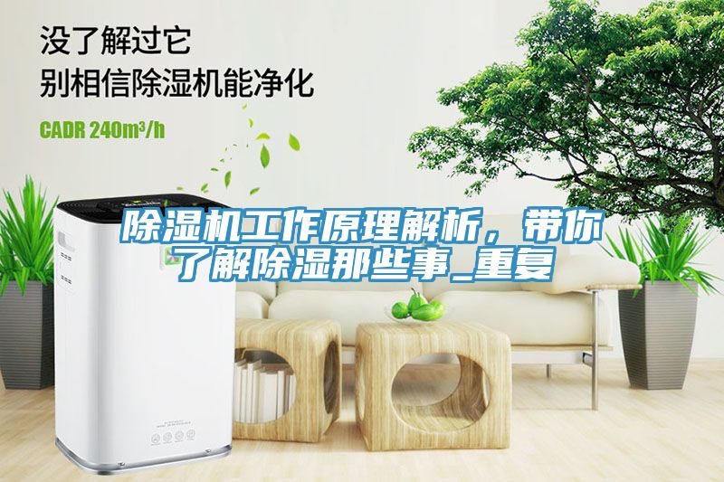 除濕機(jī)工作原理解析，帶你了解除濕那些事_重復(fù)