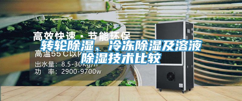 轉(zhuǎn)輪除濕、冷凍除濕及溶液除濕技術(shù)比較