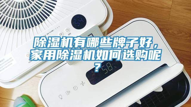 除濕機有哪些牌子好，家用除濕機如何選購呢？