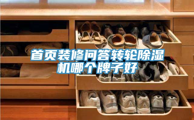 首頁裝修問答轉(zhuǎn)輪除濕機(jī)哪個牌子好