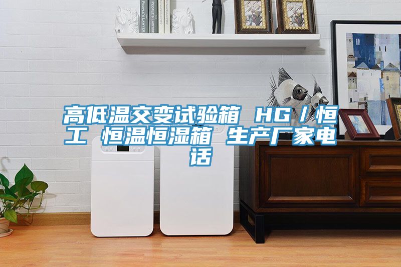 高低溫交變試驗箱 HG／恒工 恒溫恒濕箱 生產廠家電話