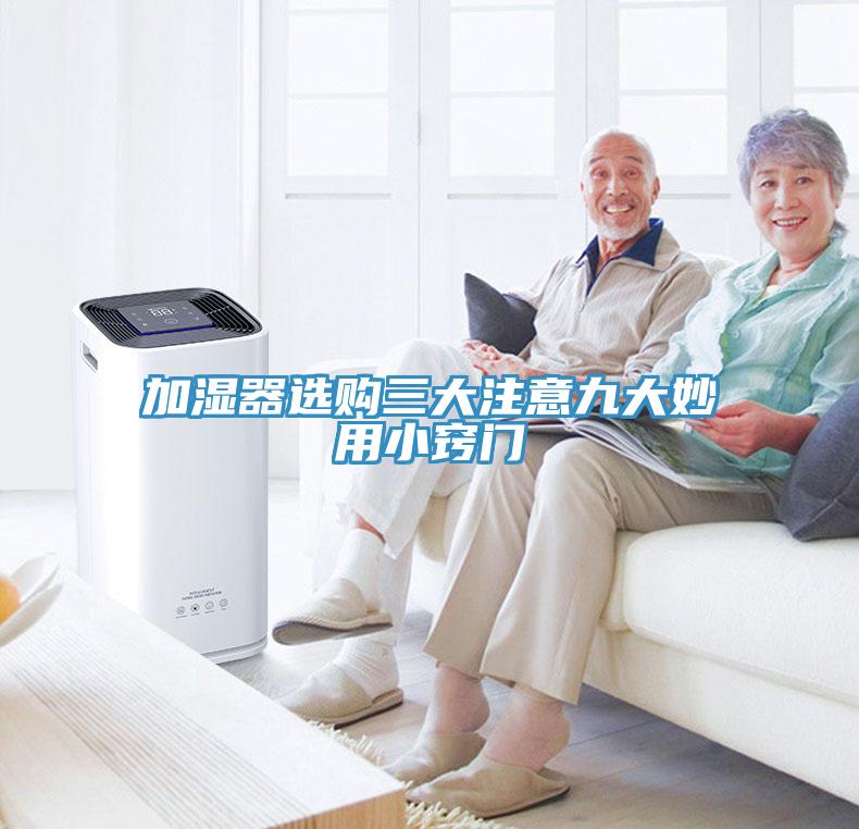 加濕器選購(gòu)三大注意九大妙用小竅門