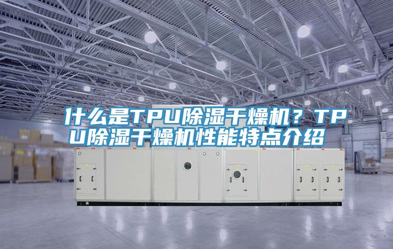 什么是TPU除濕干燥機(jī)？TPU除濕干燥機(jī)性能特點(diǎn)介紹