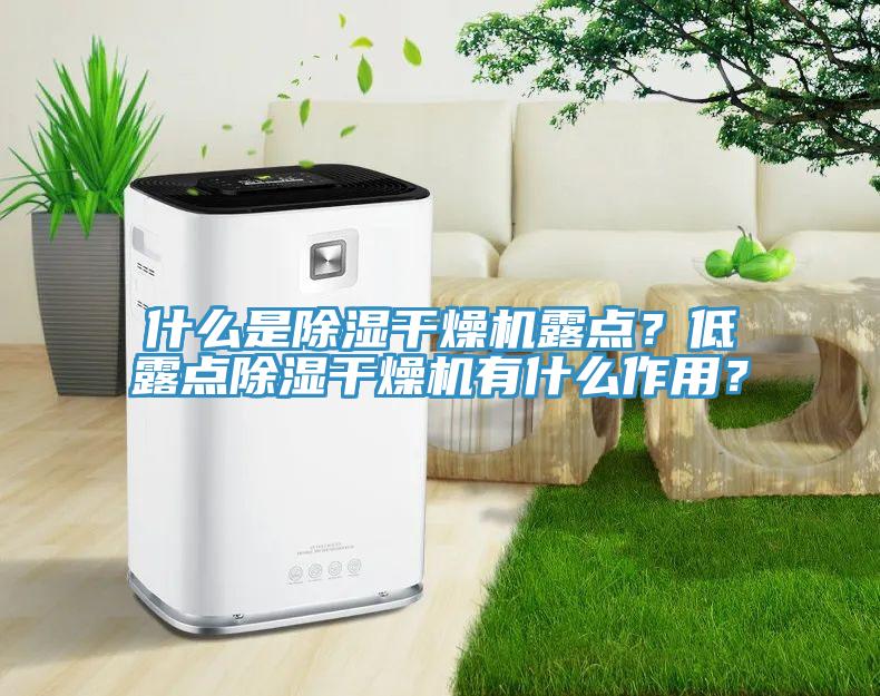 什么是除濕干燥機(jī)露點(diǎn)？低露點(diǎn)除濕干燥機(jī)有什么作用？
