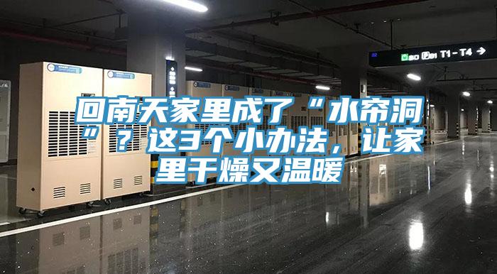 回南天家里成了“水簾洞”？這3個小辦法，讓家里干燥又溫暖